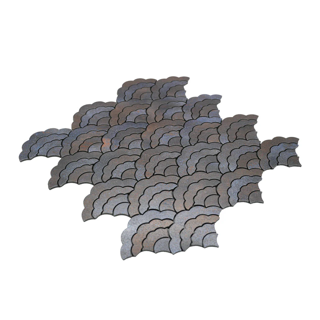 Crédence adhésive | Éventail Anthracite | 26,8×28,1 cm - Image 6