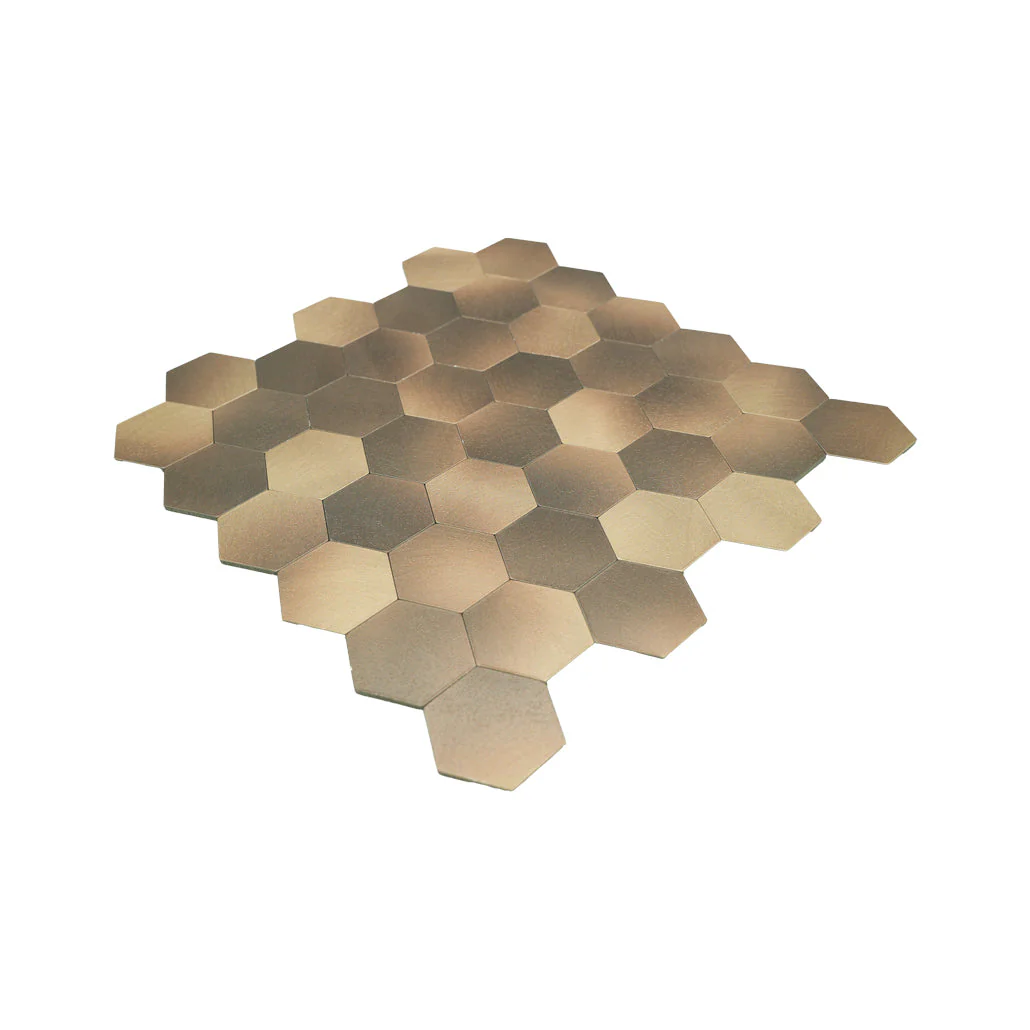 Crédence adhésive | Hexagone Or | 28,8×29,2 cm - Image 4