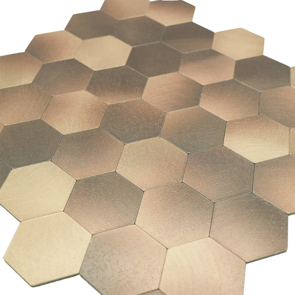 Crédence adhésive | Hexagone Or | 28,8×29,2 cm - Image 8
