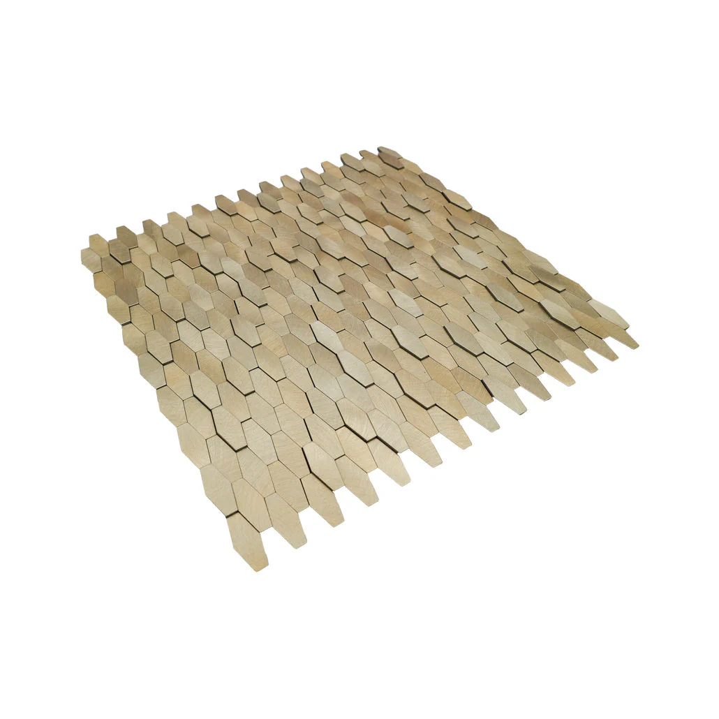 Crédence adhésive | Picket 3D Or | 31×30 cm - Image 6