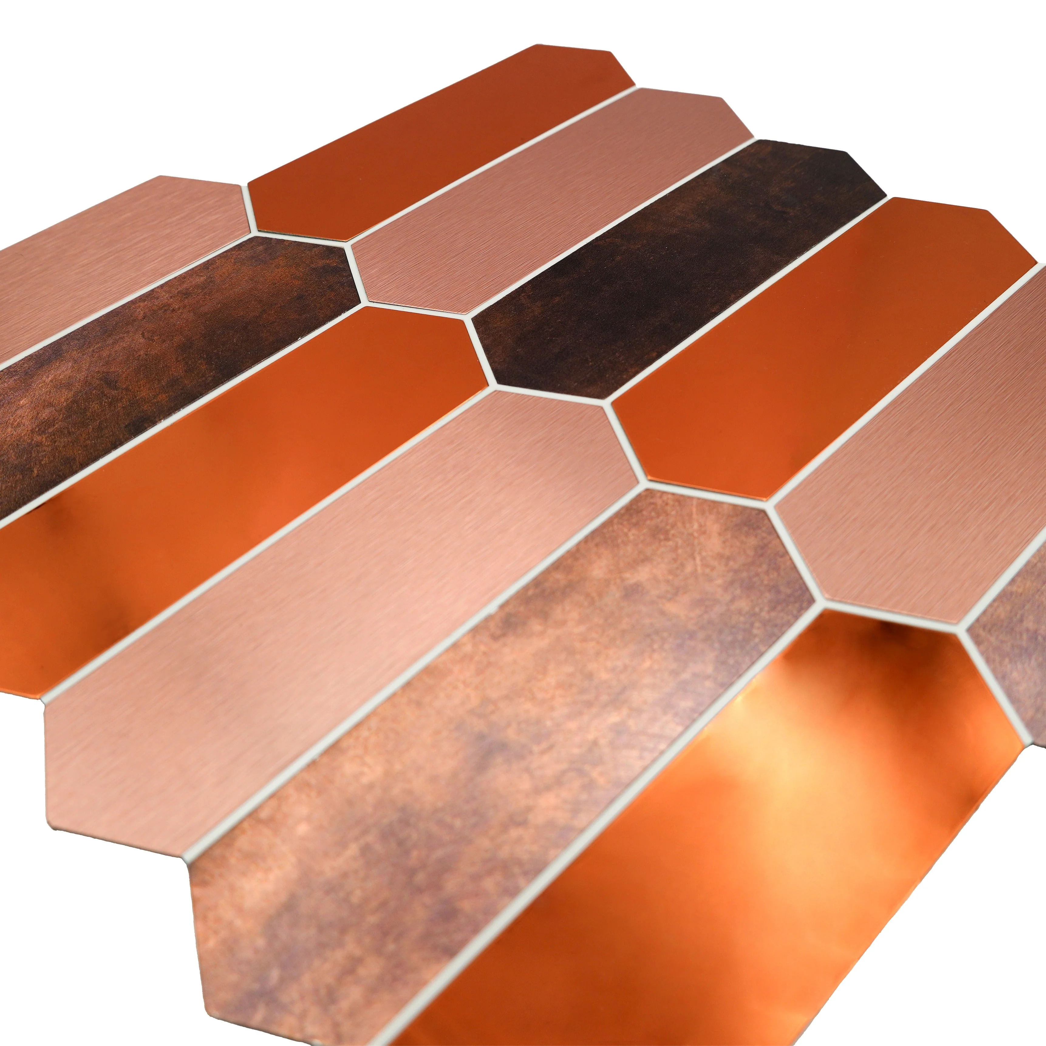 Crédence adhésive | Picket Brun | 28,2×27,3 cm - Image 8