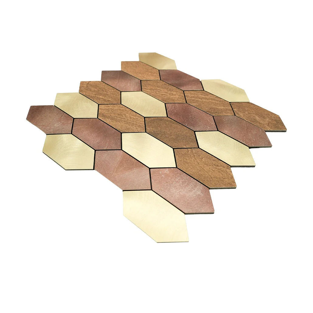 Crédence adhésive | Picket Champagne | 30×30 cm - Image 6