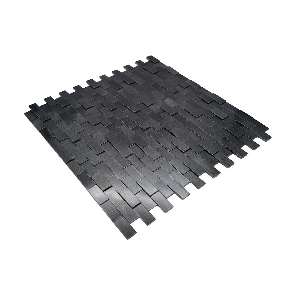 Crédence adhésive | Plaquette 3D Graphite | 30×29,8 cm - Image 6