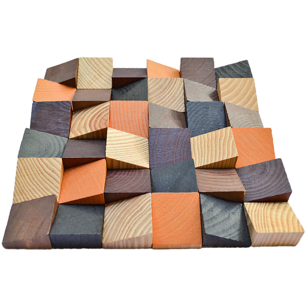 Panneau Bois Décoratif Mural | Bold Pin | 30×30 cm - Image 6