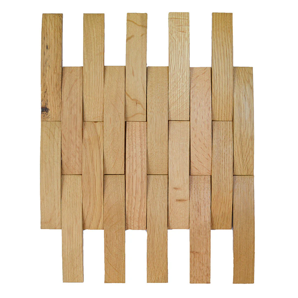 Panneau Bois Décoratif Mural | Chêne Clair | 30×30 cm - Image 2