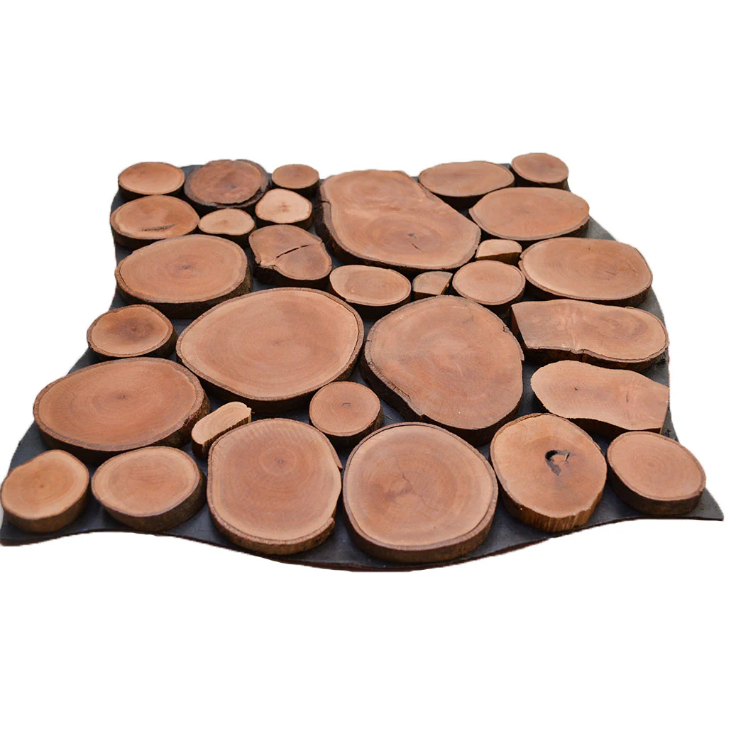 Panneau Bois Décoratif Mural | Litchi | 30×30 cm - Image 6