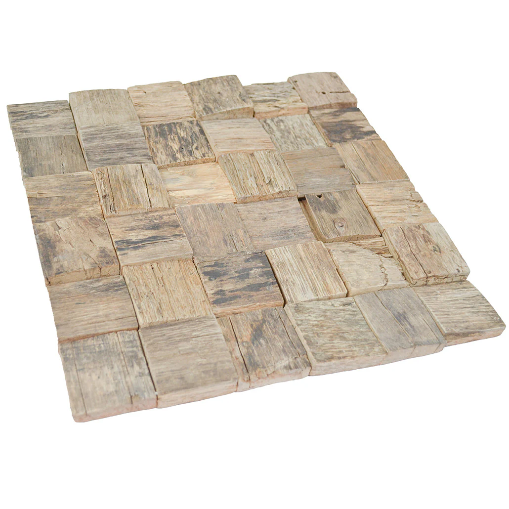 Panneau Bois Décoratif Mural | Marine Shipwood | 30×30 cm - Image 6