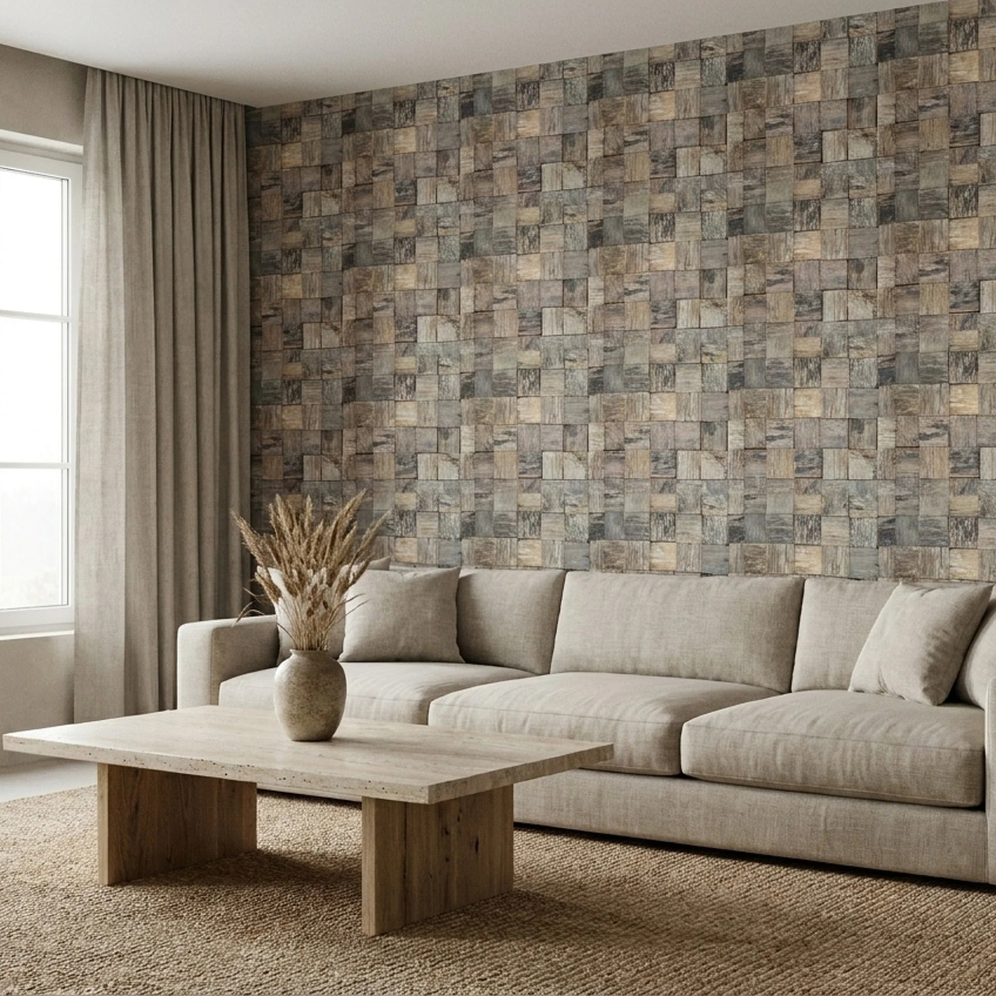 Panneau Bois Décoratif Mural | Marine Shipwood | 30×30 cm - Image 7
