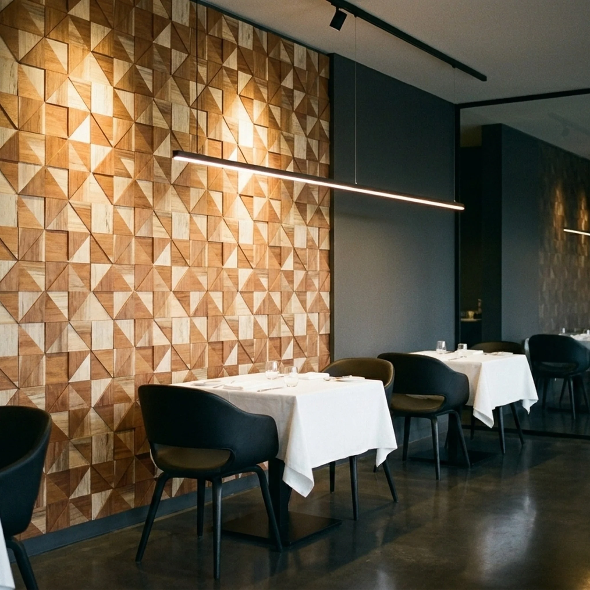 Panneau Bois Décoratif Mural | Merbau | 30×30 cm - Image 3