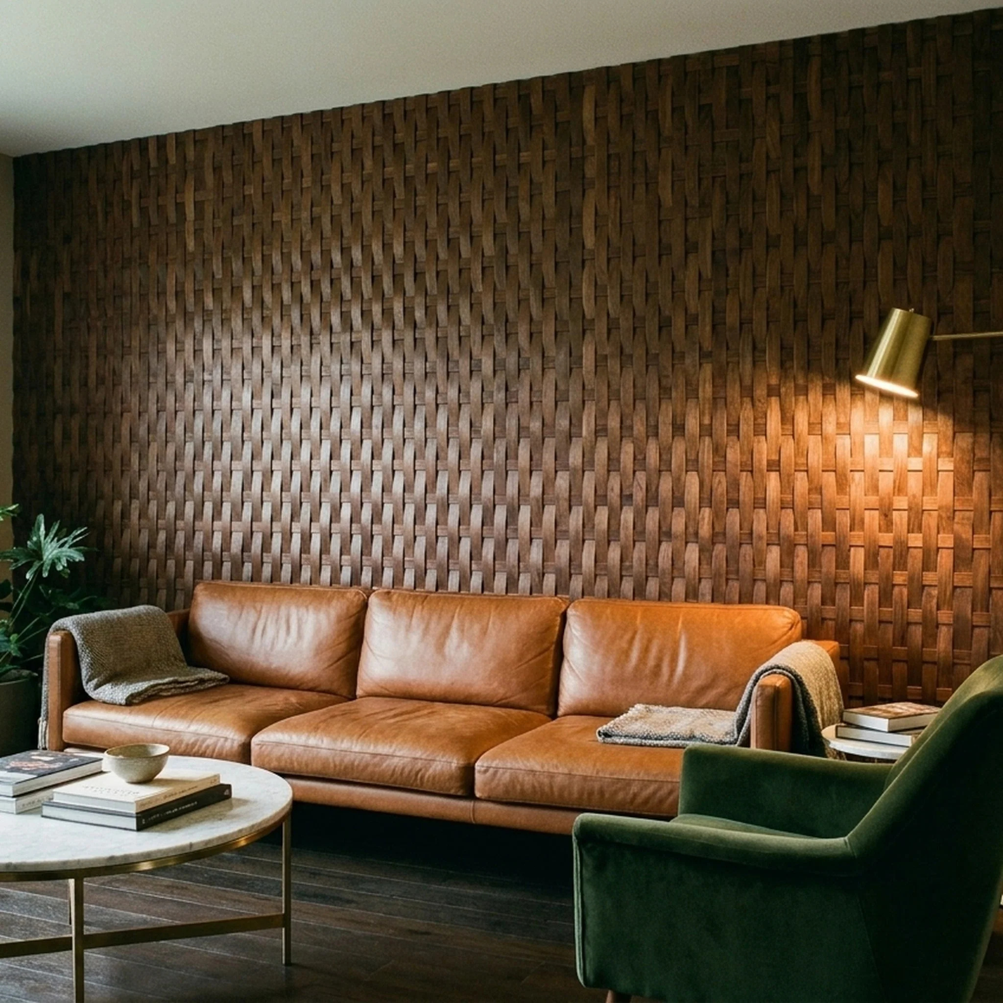 Panneau Bois Décoratif Mural | Noyer Deep Dusk | 30×30 cm - Image 3