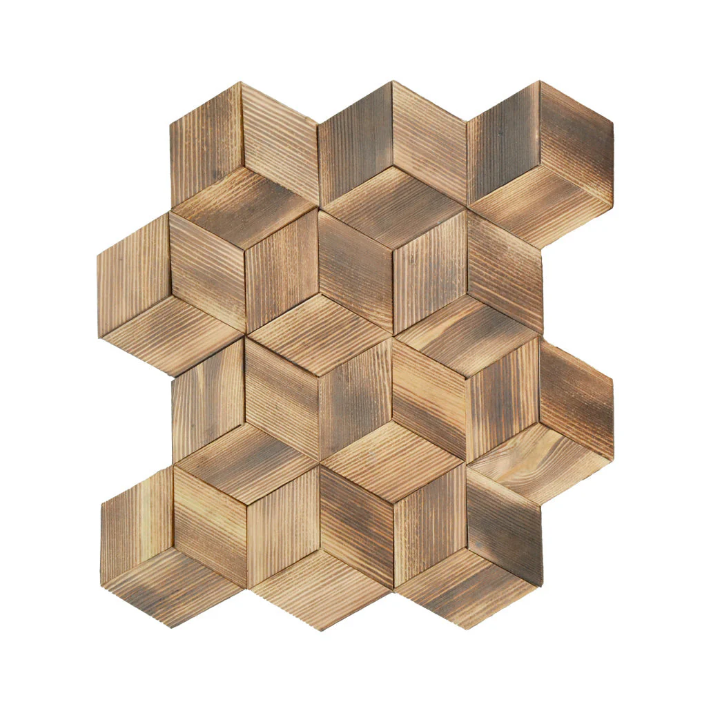 Panneau Bois Décoratif Mural | Pin Frais | 30×35 cm - Image 2