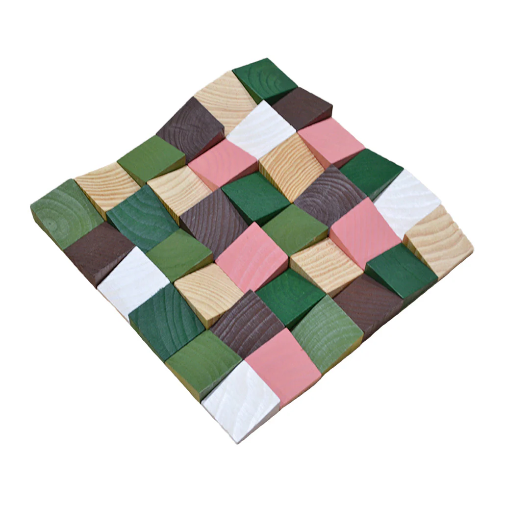 Panneau Bois Décoratif Mural | Rich Pin | 30×30 cm - Image 8
