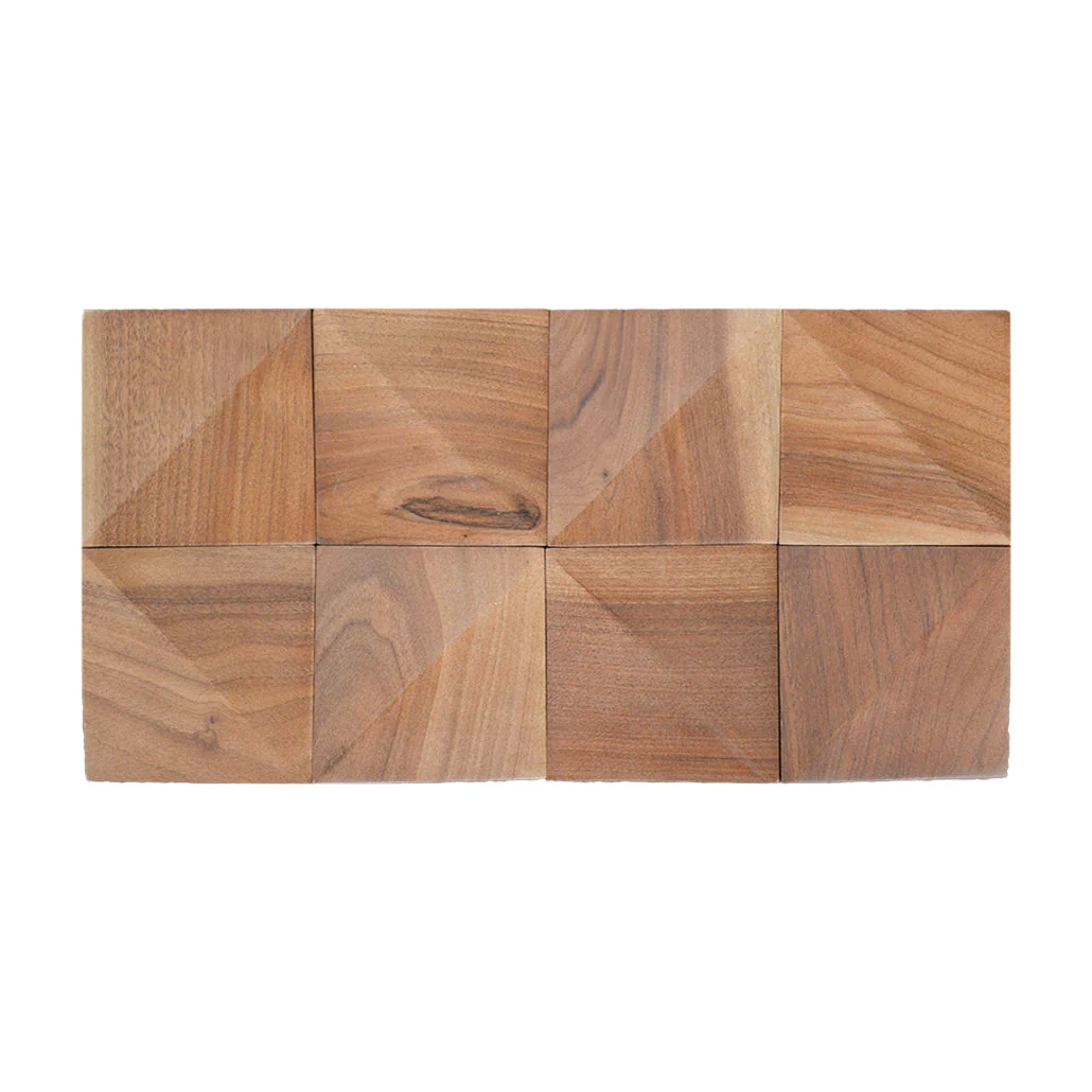 Panneau Bois Décoratif Mural | Slim Noyer | 20×40 cm - Image 2
