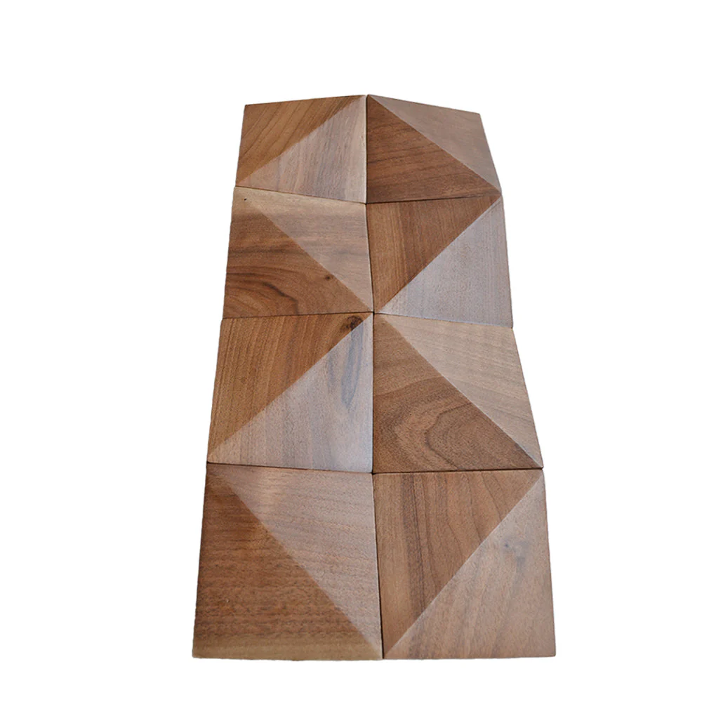 Panneau Bois Décoratif Mural | Slim Noyer | 20×40 cm - Image 6