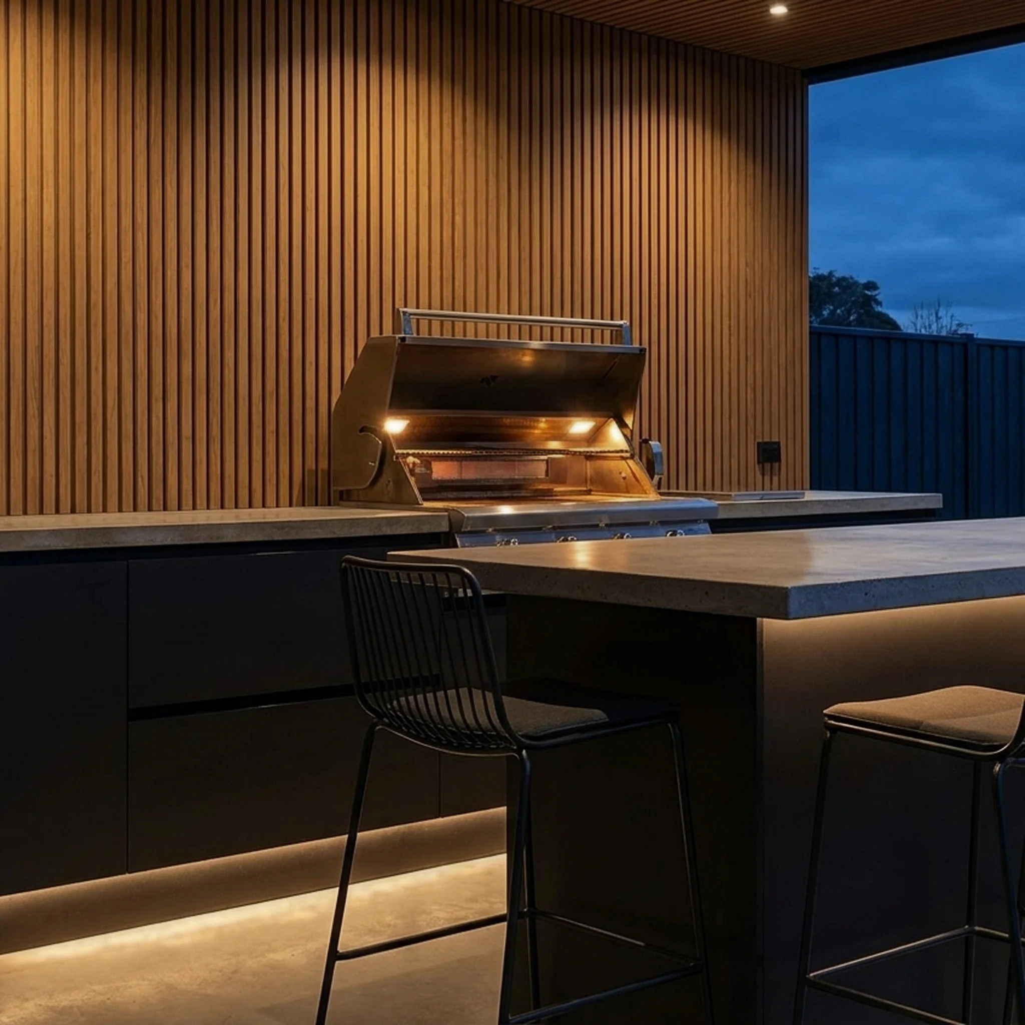 Panneau Bois Extérieur Chêne 290CM | Façade | Jardin | Texture 3D - Image 6