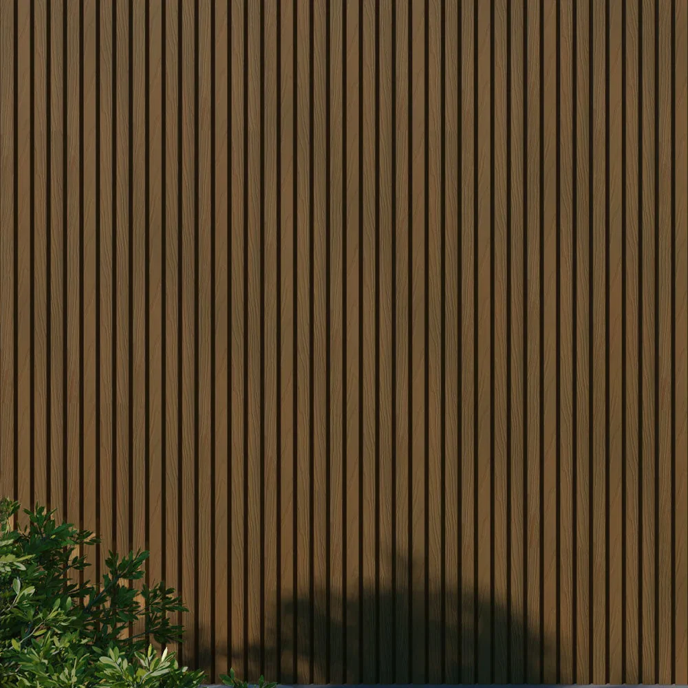 Panneau Bois Extérieur Chêne 290CM | Façade | Jardin | Texture 3D - Image 9