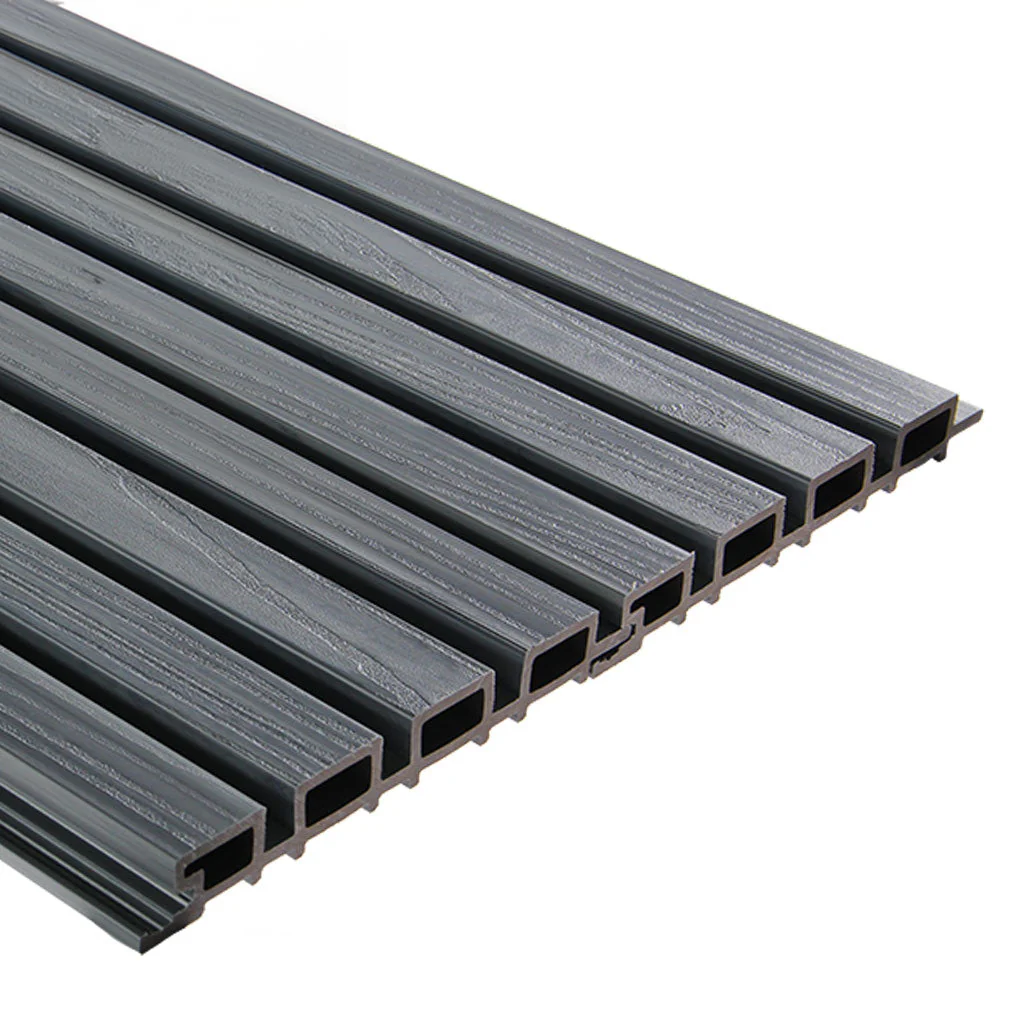 Panneau Bois Extérieur Gris Pierre 290CM | Façade | Jardin | Texture 3D - Image 2